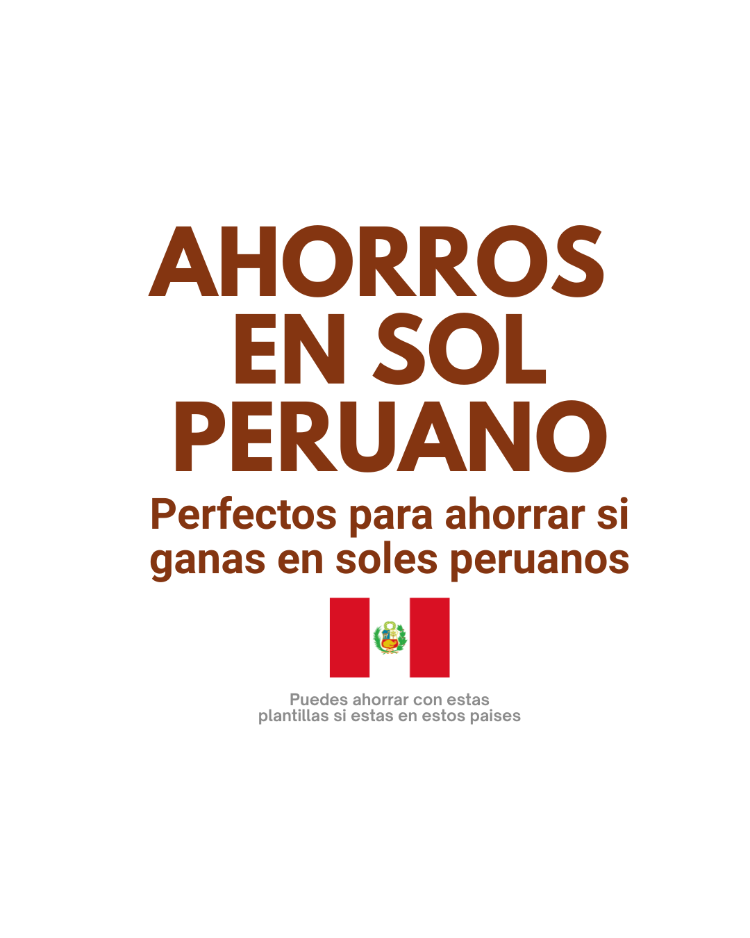 AHORROS EN SOLES