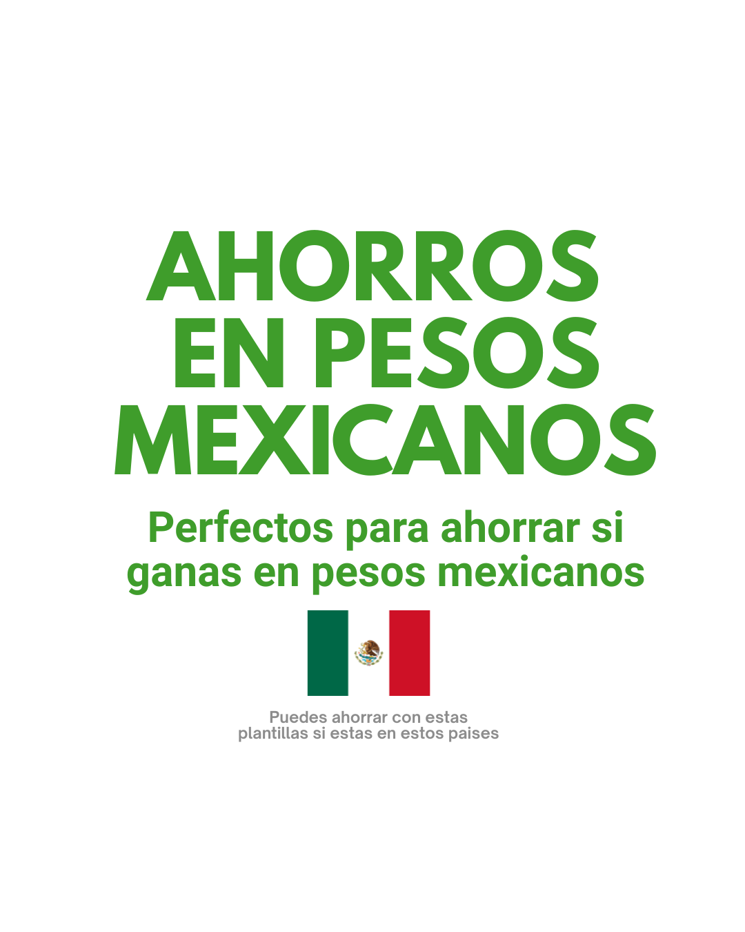 AHORROS EN PESOS MEXICANOS