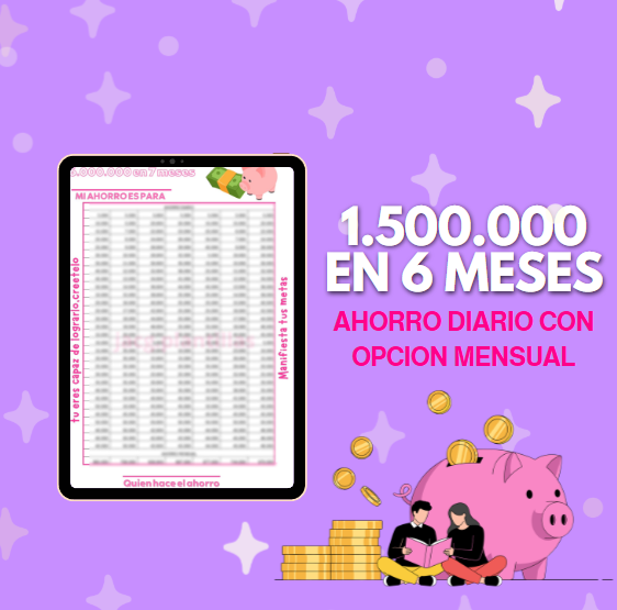 1.500.000  en 6 meses