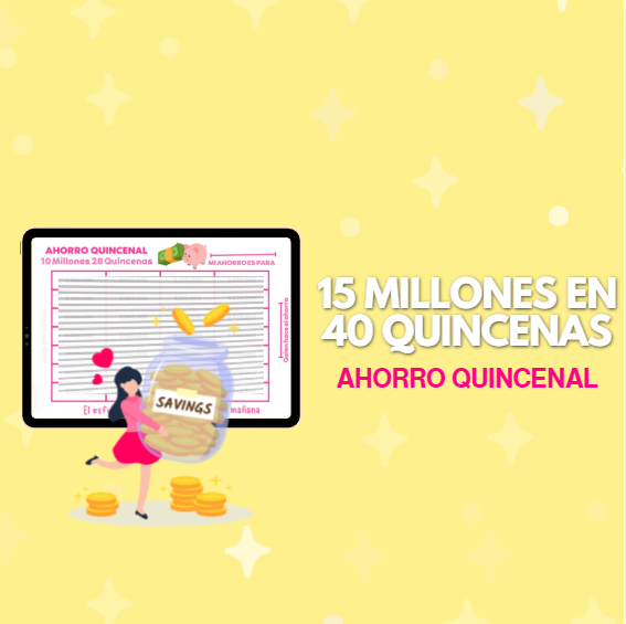 15 millones en 40 quincenas