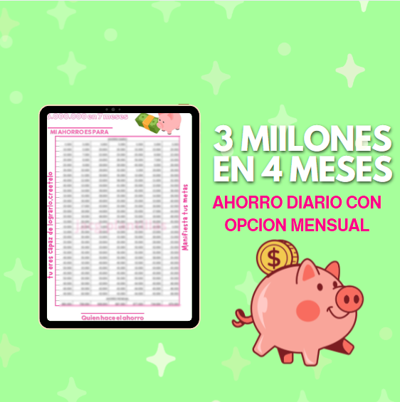 3 millones en 4 meses