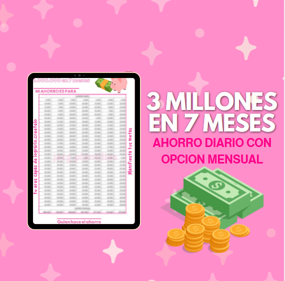 3 Millones en 7 meses