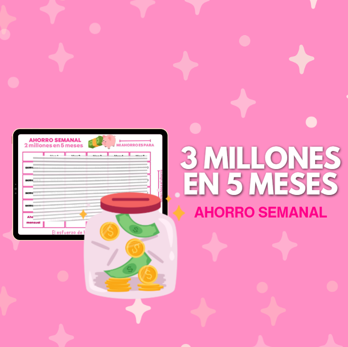 3 Millones en 5 meses semanales