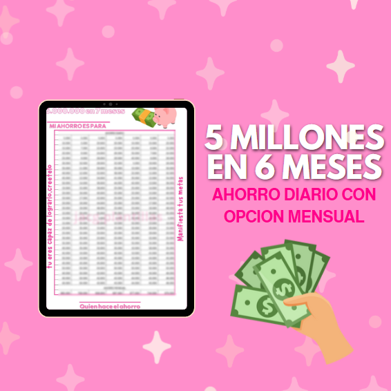 5 Millones en 6 meses