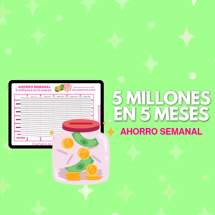 5 Millones en 5 meses semanales