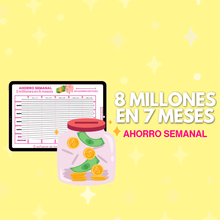 8 Millones en 7 meses semanales