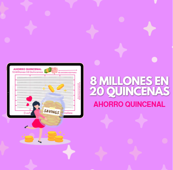 8 millones en 20 quincenas
