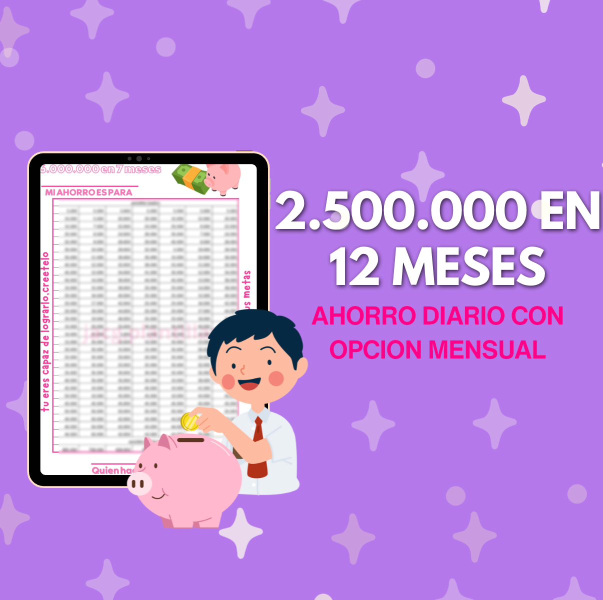 2.500.000 en 12 meses