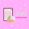 1.000 euros en 6 meses