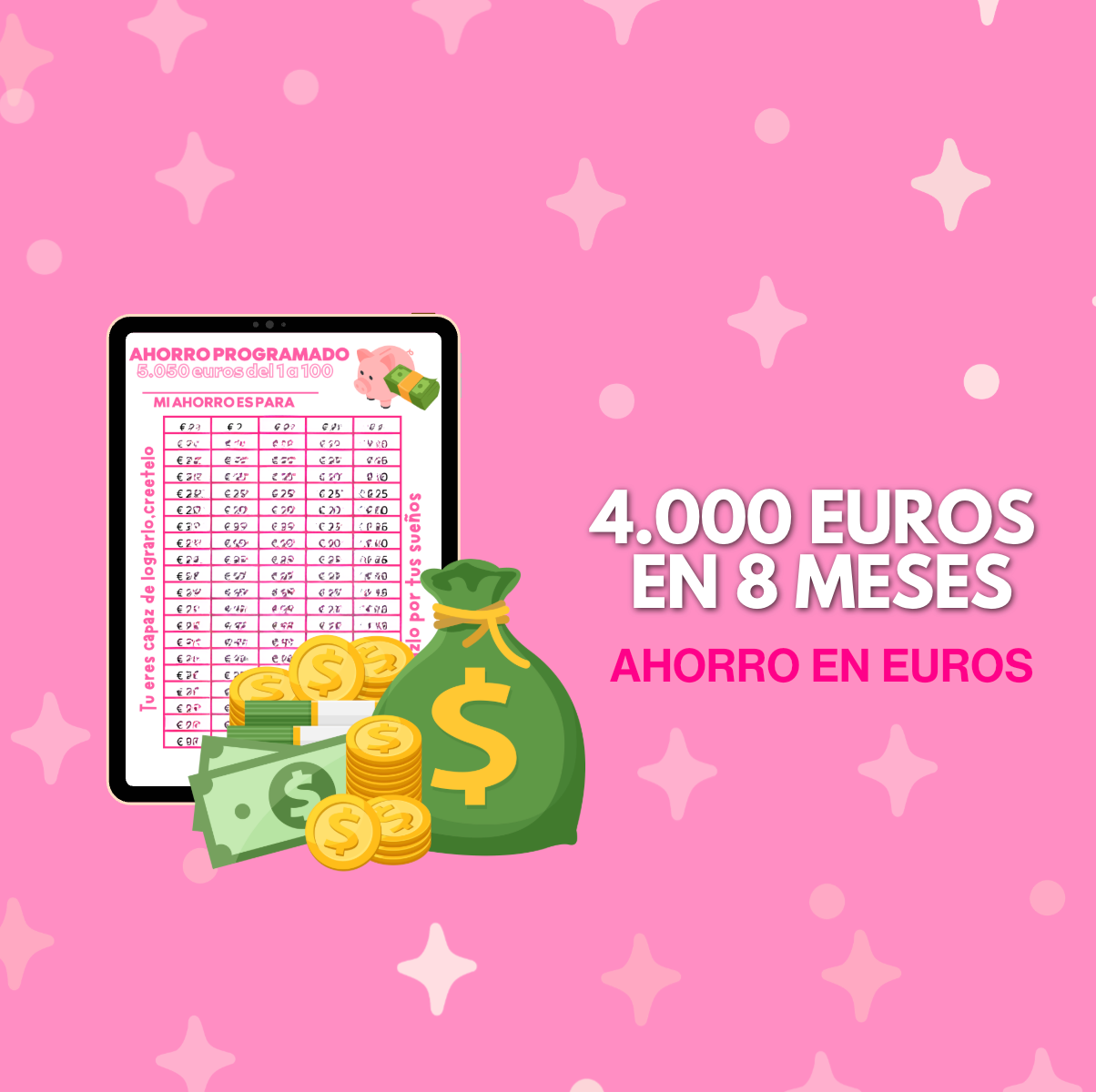 4.000 euros en 8 meses