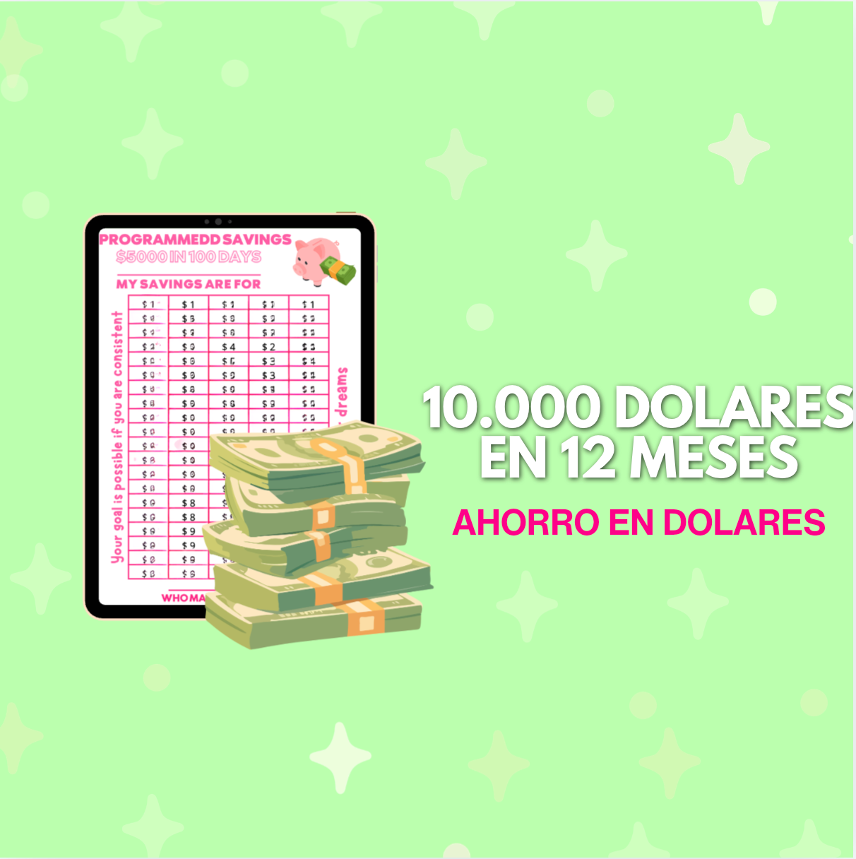 10.000 dólares en 12 meses