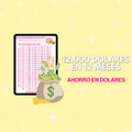 12.000 dólares en 12 meses