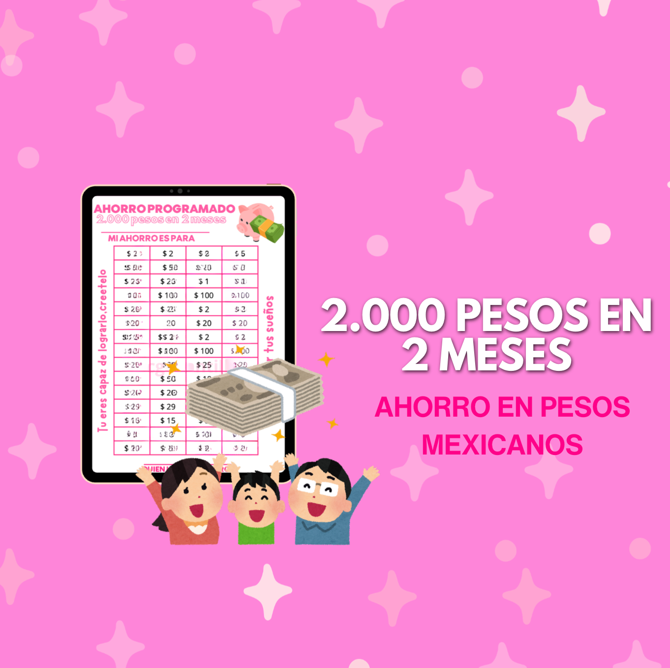 2.000 Pesos mexicanos en 2 meses