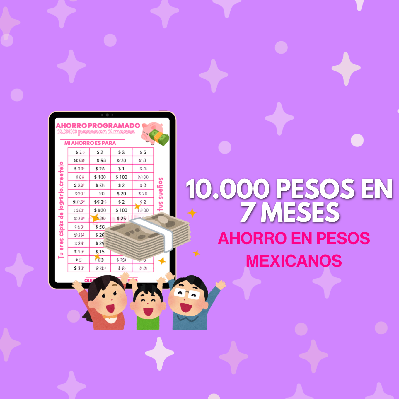 10.000 pesos mexicanos en 7 meses