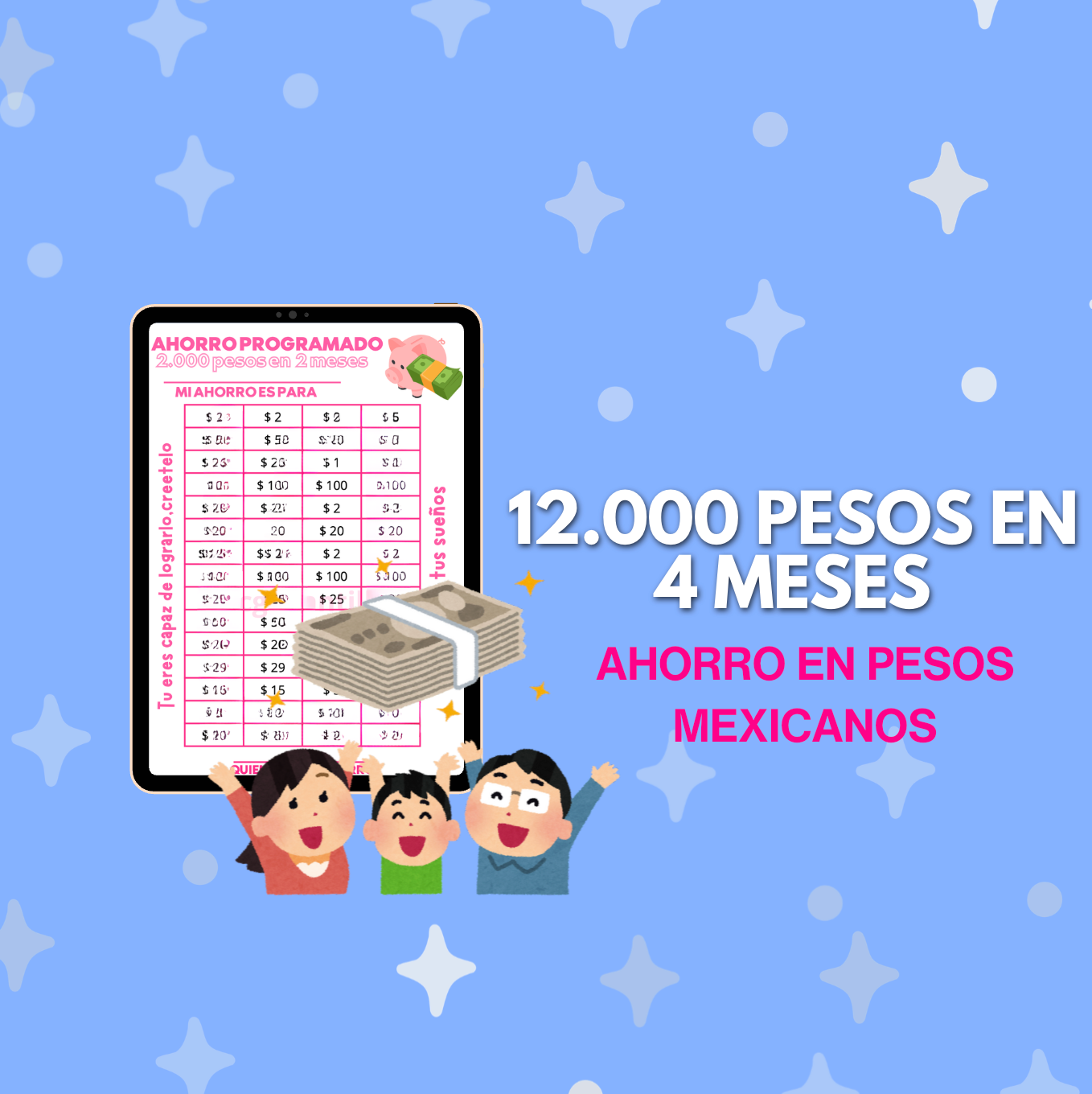 12.000 pesos mexicanos en 4 meses