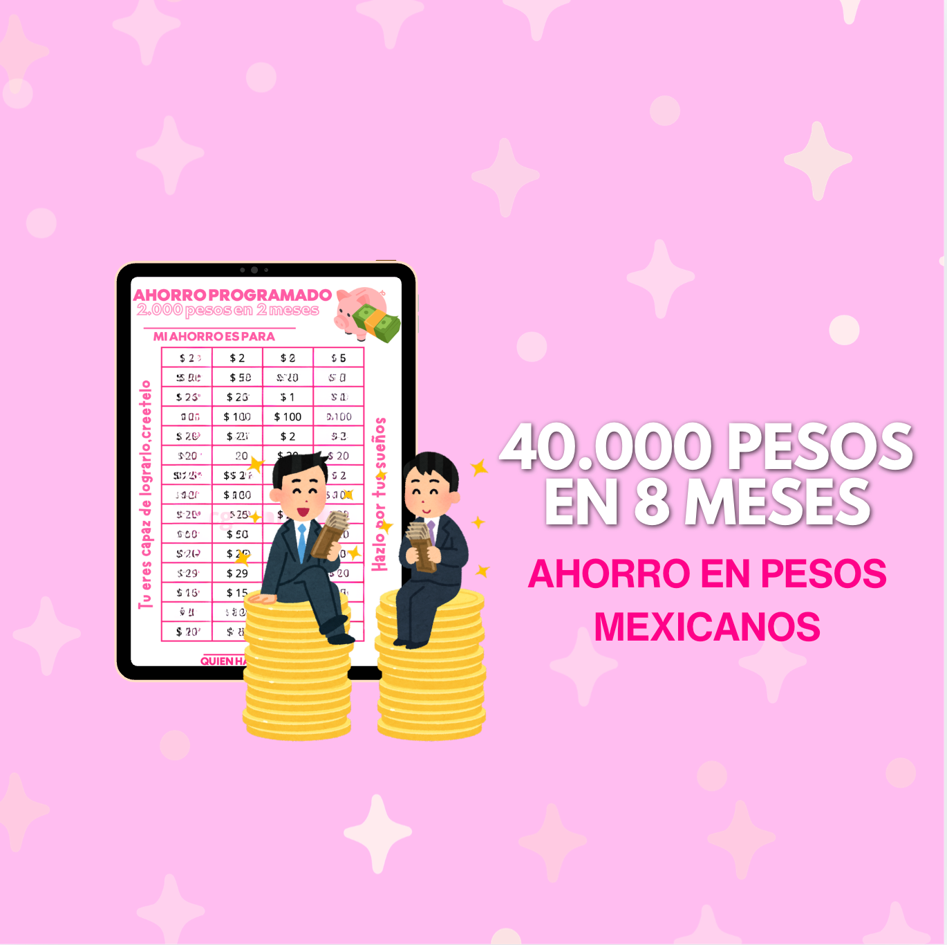 40.000 pesos mexicanos en 8 meses