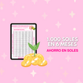 1.000 soles en 6 meses