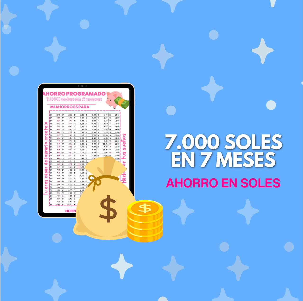7.000 soles en 7 meses