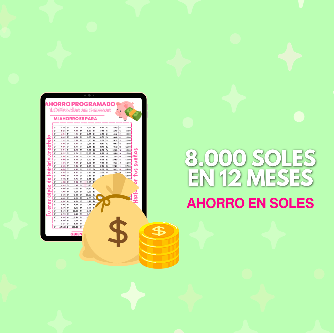 8.000 soles en 12 meses