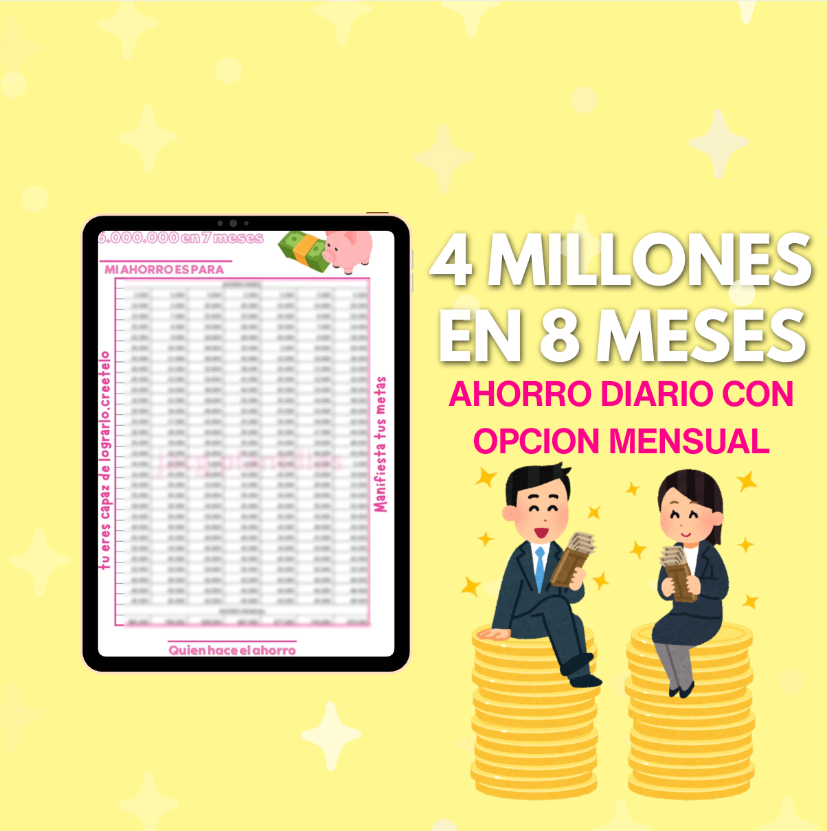 4 Millones en 8 meses