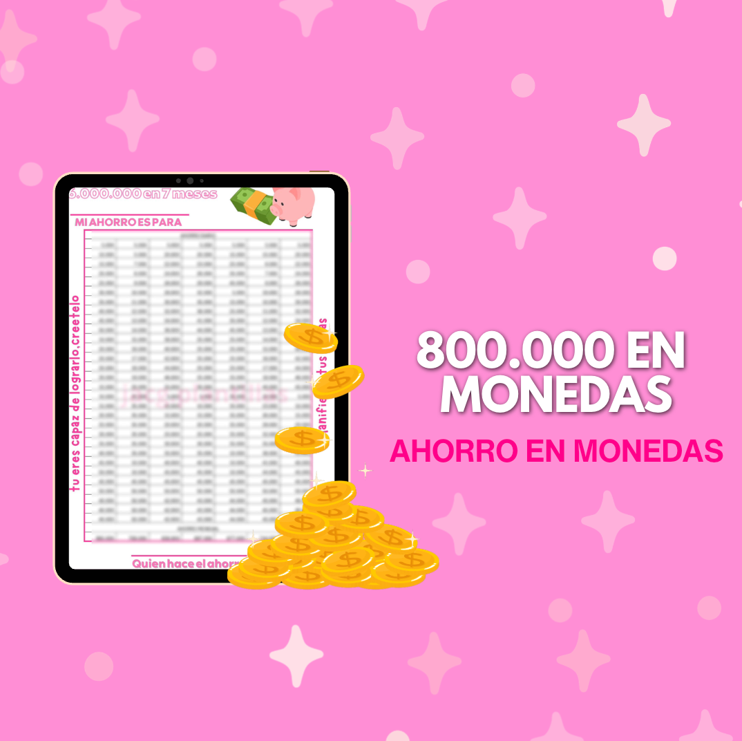 800.000 en monedas