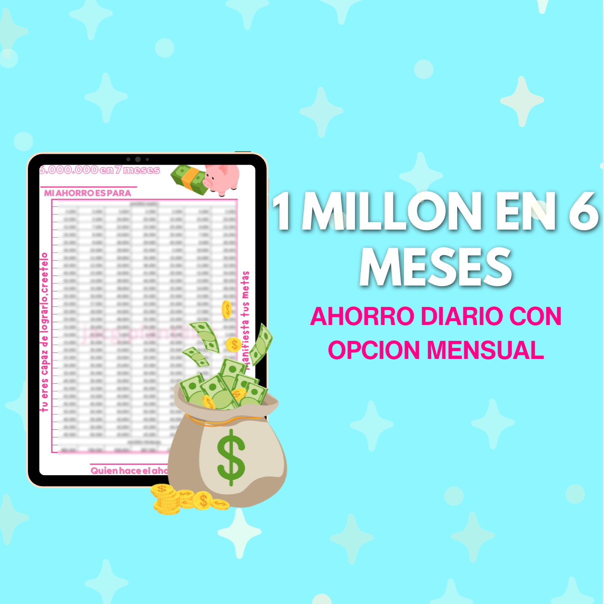 1.000.000 en 6 meses